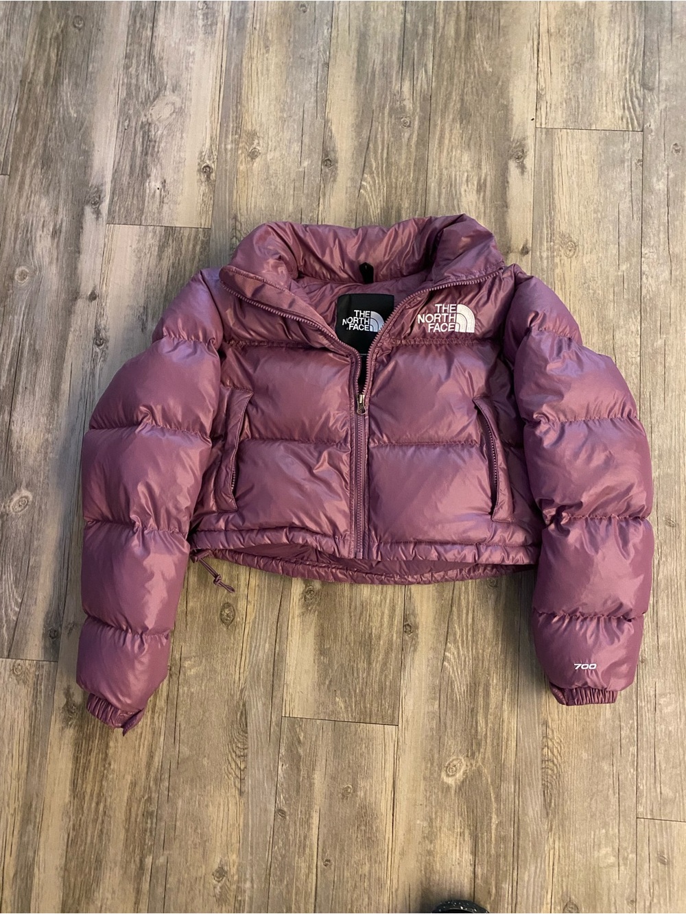 The North Face Crop Nuptse Down Jacket